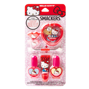 Lip Smacker | Smackers® Hello Kitty Color Collection | Products in packaging, front facing, white background