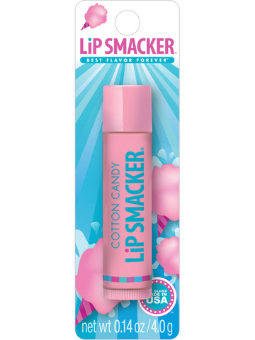 Lip Smacker | Cotton Candy | Front Packaged Product View on white background