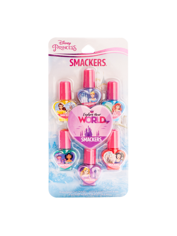 Lip Smacker | Smackers Nail Collection - Disney - products front facing carded, with no background