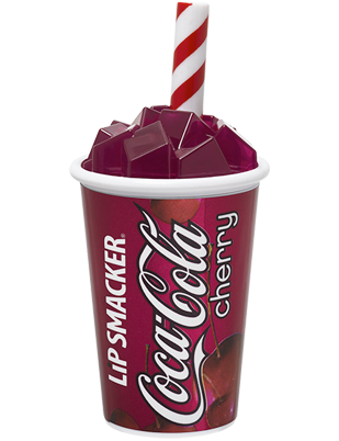Lip Smacker | Coca-Cola Cherry Cup Lip Balm | Front Product View on white background