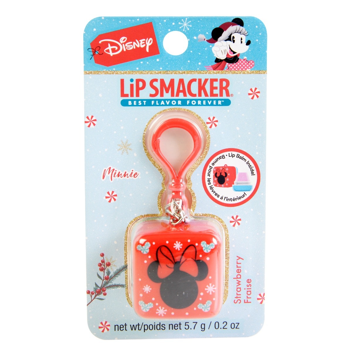Disney Mickey Mouse & Friends Keychain Cube Lip Balm - Minnie