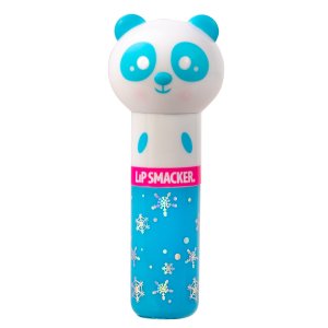Lip Smacker | Holiday Panda Lippy Pal Lip Balm | Product front facing, closed cap,  white background