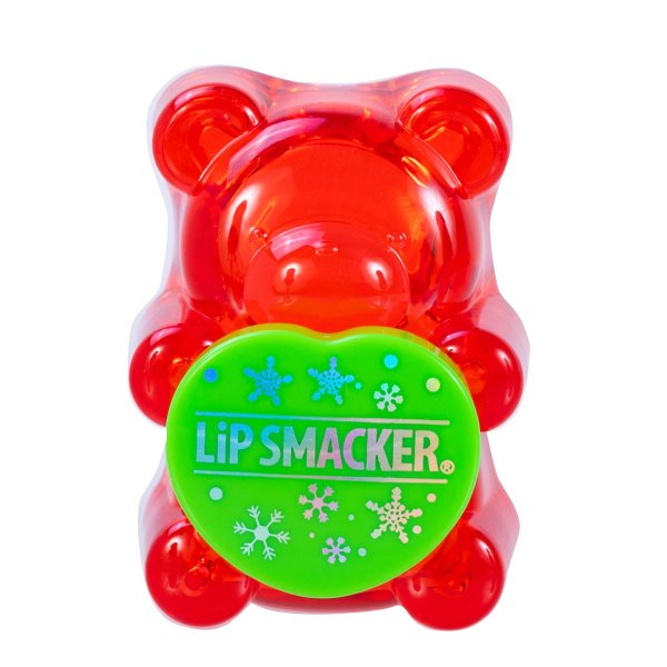 Lip Smacker | BFF Sugar Bear Lip Balm- Red | Product front facing, outside of packaging, white background