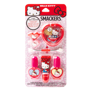 Lip Smacker | Smackers® Hello Kitty Color Collection | Products in packaging, front facing, white background