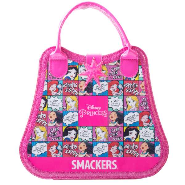 Lip Smacker | Disney Princess Weekender Bag | Front Product View with Disney Princess collage