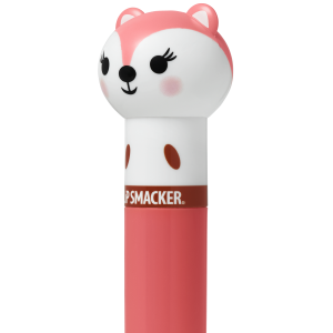Lip Smacker | Lippy Pal Lip Balm - Fox - Foxy Apple - product angle view with cap fastened, with no background