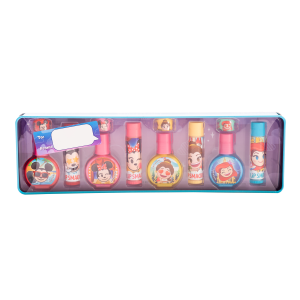 Lip Smacker | Disney Lip & Nail Tin - Emoji - products front facing in open tin, with no background