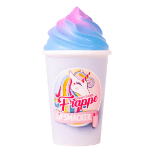 Lip Smacker | Frappe Cup Lip Balm - Unicorn Delight - product front facing with cap fastened, with no background