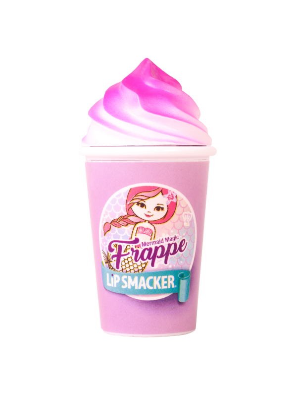 Lip Smacker | Frappe Cup Lip Balm - Mermaid Magic - product front facing with cap fastened, with no background