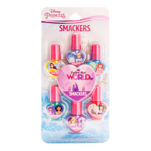 Lip Smacker | Smackers Nail Collection - Disney - products front facing carded, with no background