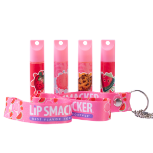 Original & Best Lip Balm Lanyard | Lip Smacker - Products front facing caps fastened, with no background