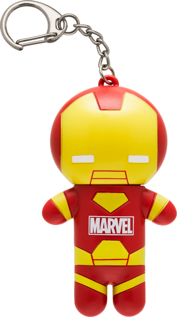 Lip Smacker | Marvel Super Hero Lip Balm - Iron Man Billionaire Punch - product front facing with cap fastened, with no background