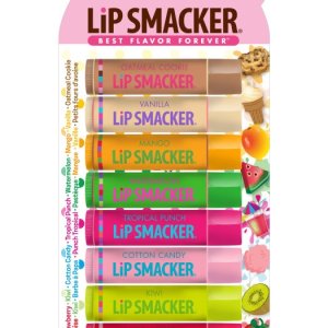 Lip Smacker | Original and Best Party Pack - products front facing with cap fastened, carded, with white background
